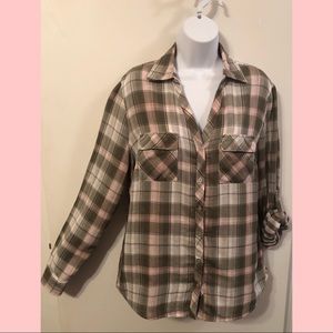 NY&C Soho Striped Top. Green,pink,white Mix